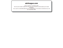 Tablet Screenshot of advleague.com